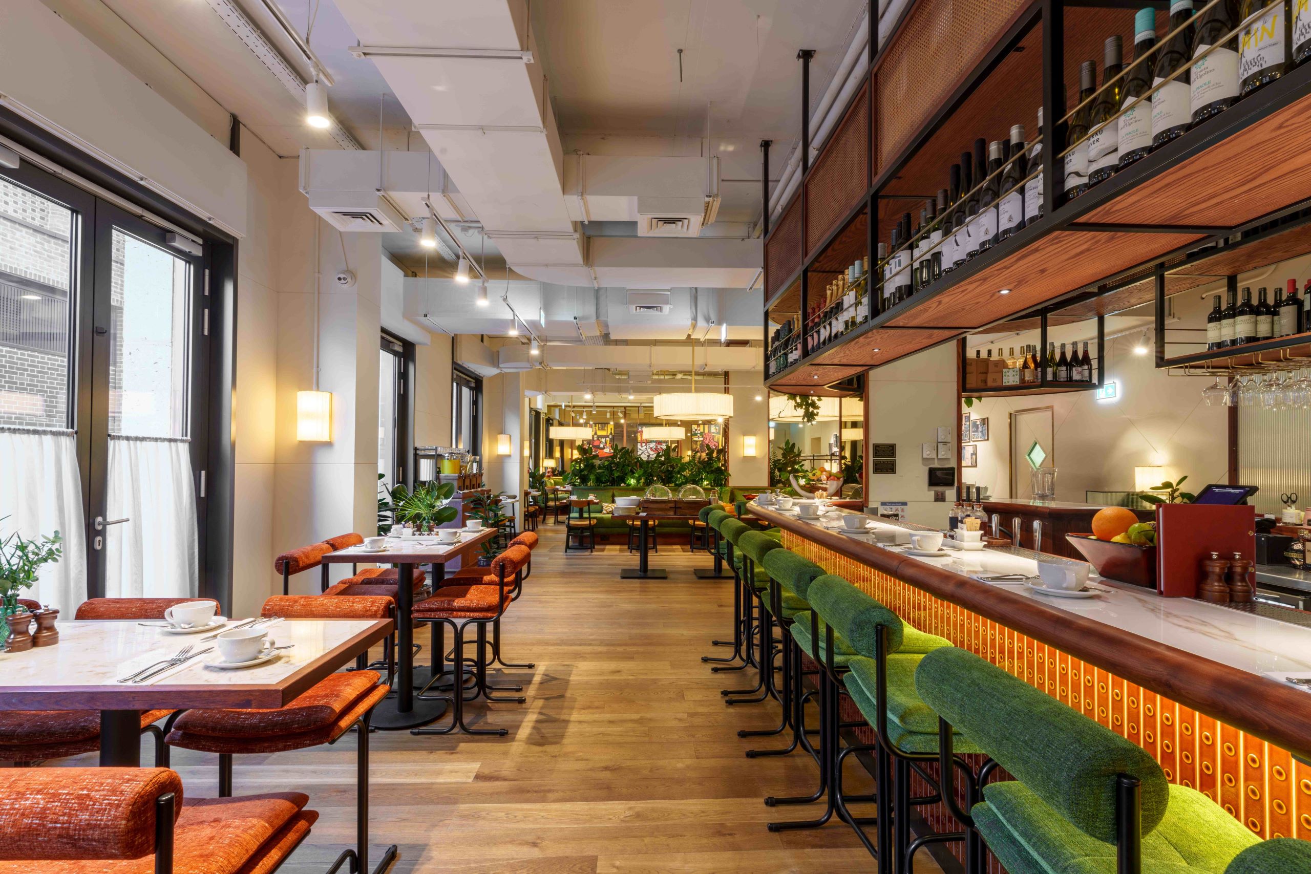 indoor view of the cardinal dining room and bar