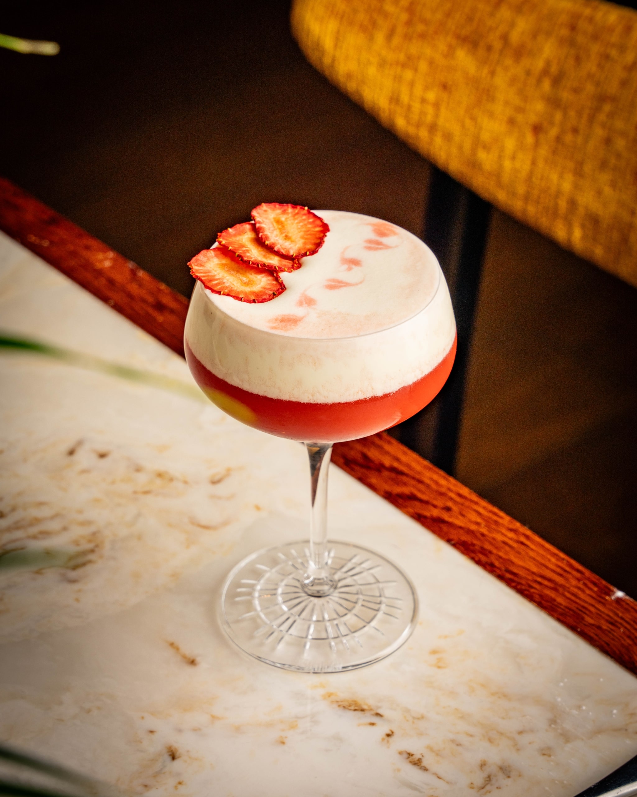 The Cardinal Bar & Kitchen Strawberry Drink
